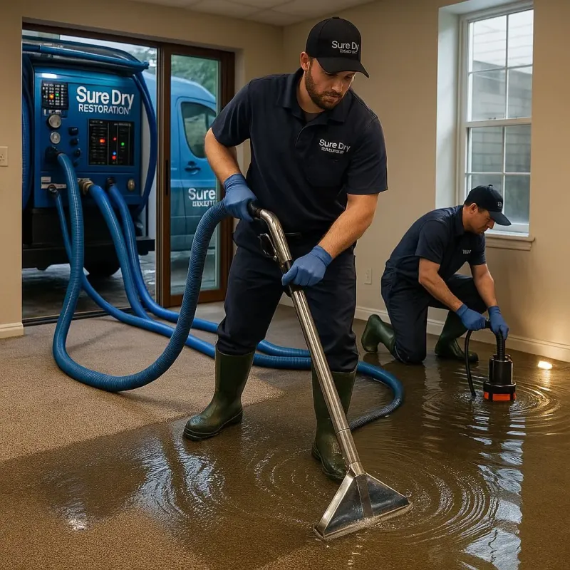 Water Extraction and Removal process in The Hills, TX